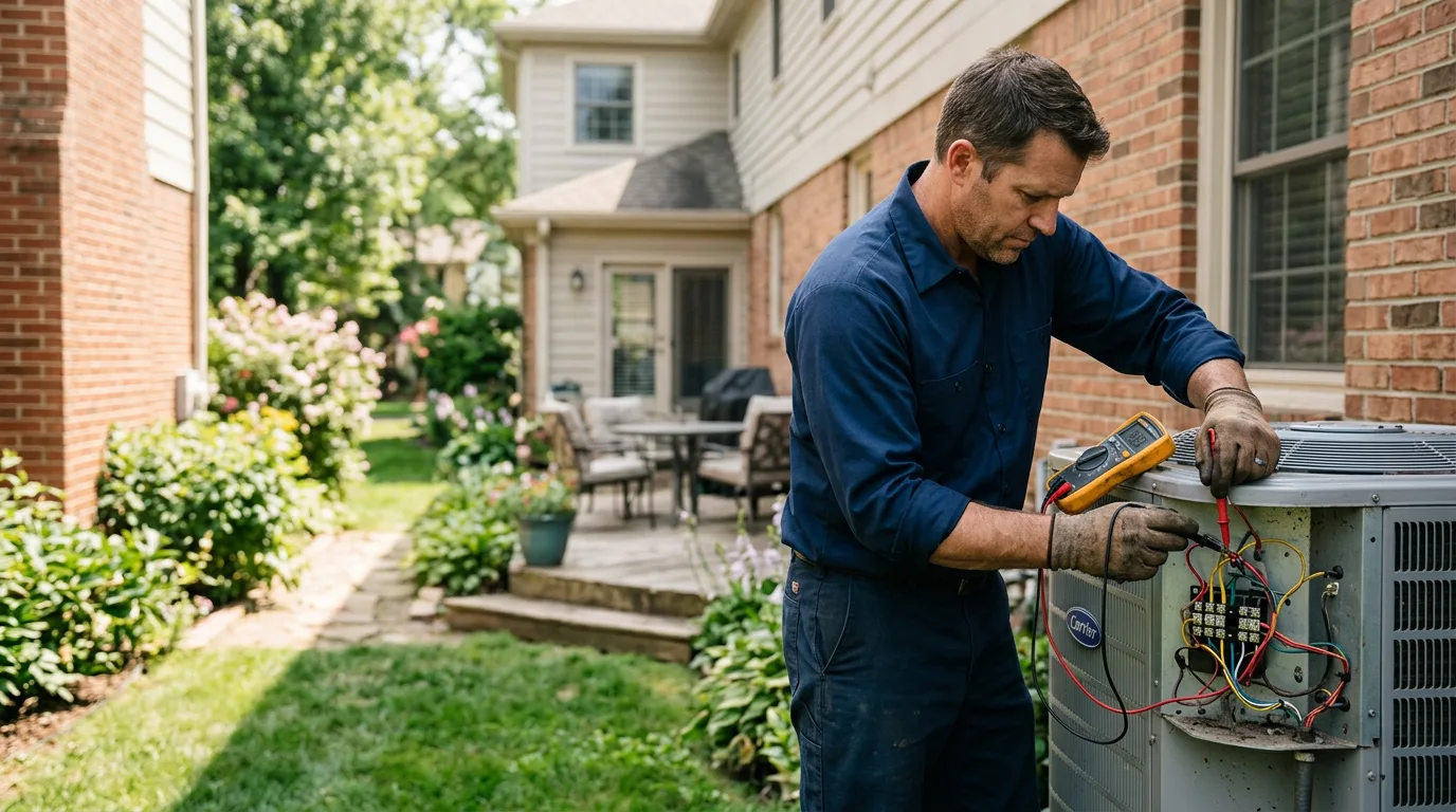 HVAC technician working near North Las Vegas, NV